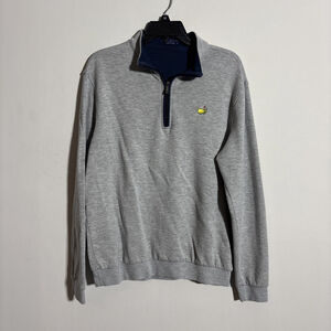 EUC MEN’S MASTERS GOLF CLUBHOUSE COLLECTION PULLOVER SWEATER SIZE MEDIUM M GOLF